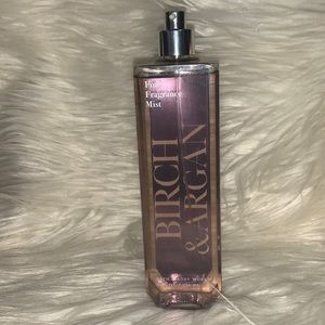 Birch and Argan bath and body works